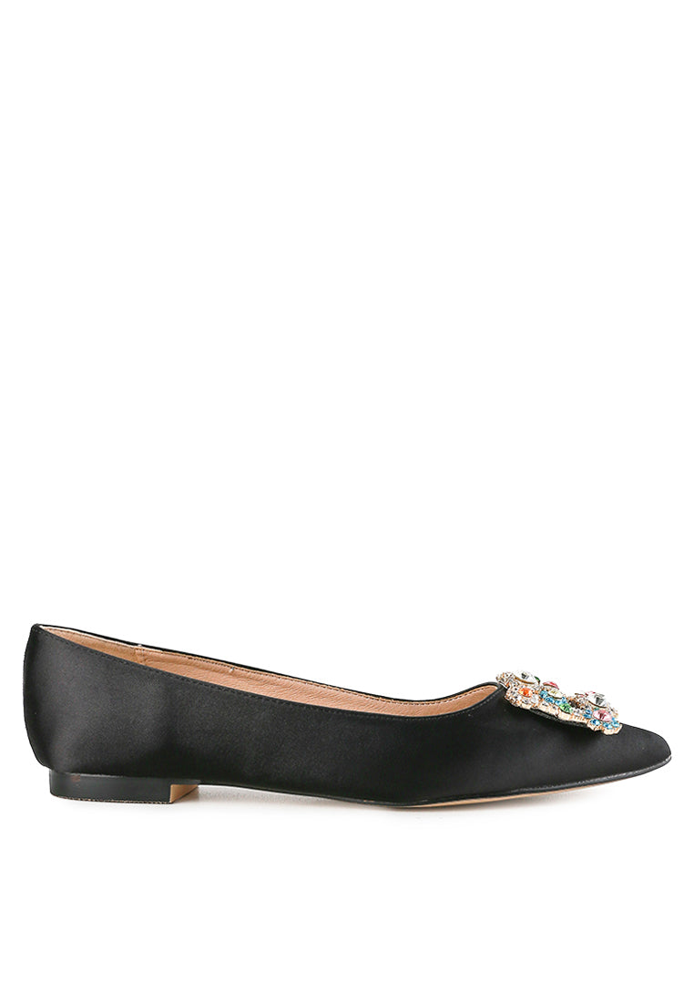 Marquise Flat Shoes Black