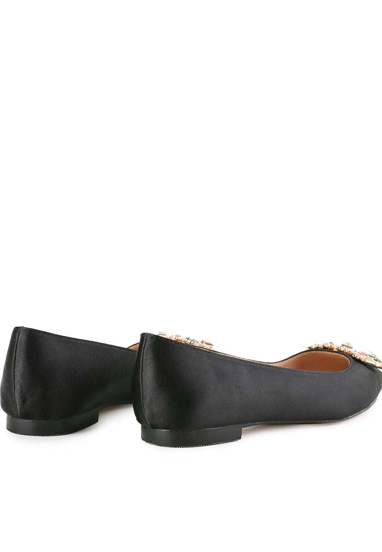 Marquise Flat Shoes Black