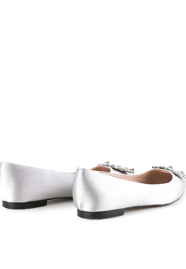Marquise Flat Shoes Grey