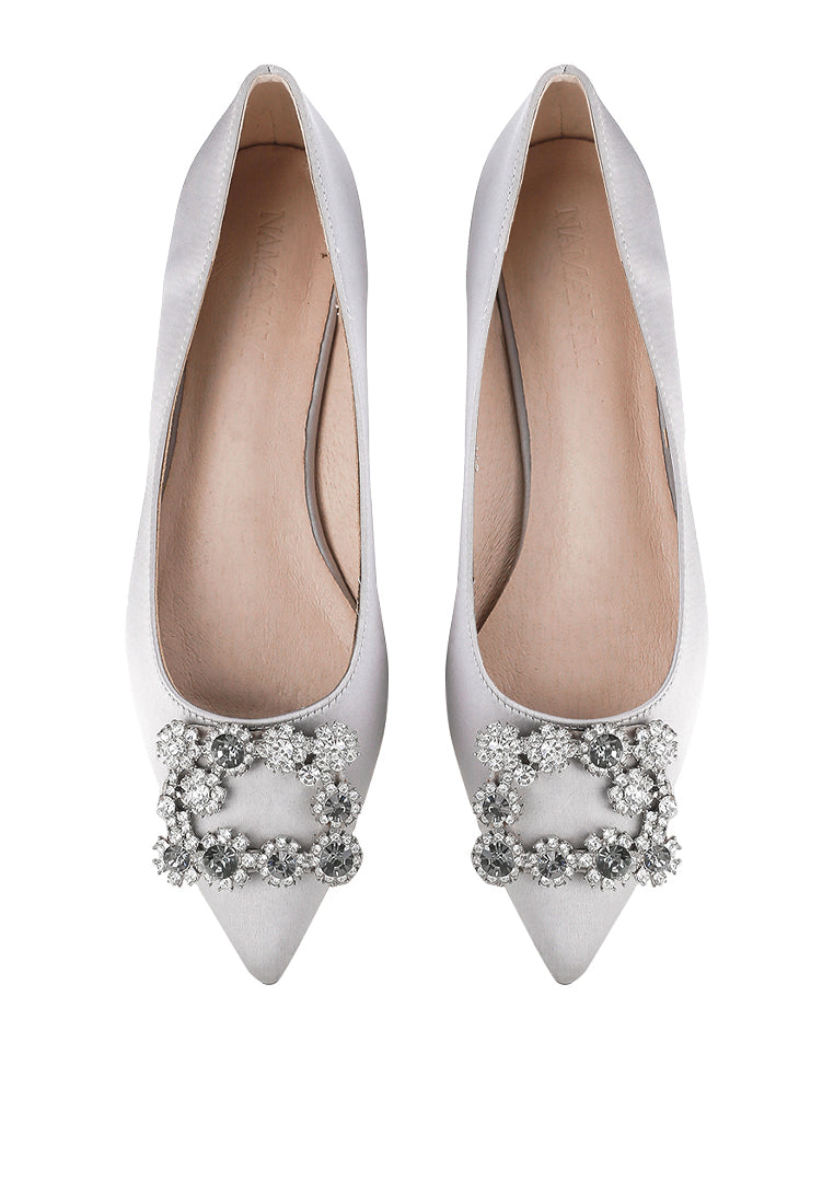 Marquise Flat Shoes Grey