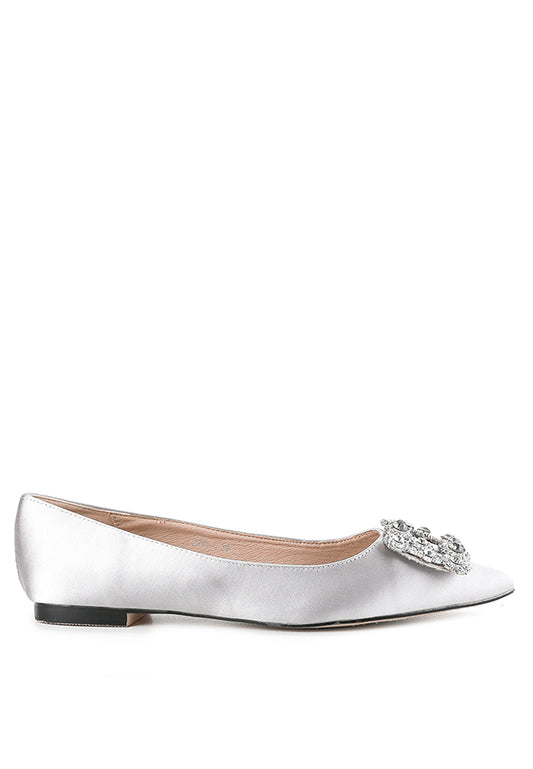 Marquise Flat Shoes Grey
