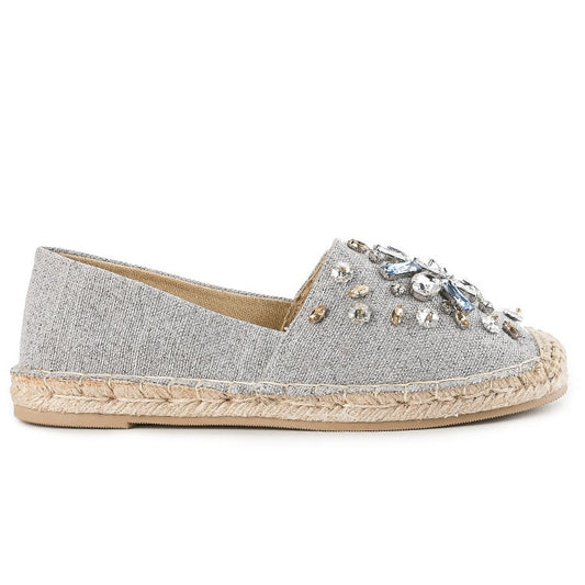 Birkin Espadrilles Swarovski Grey